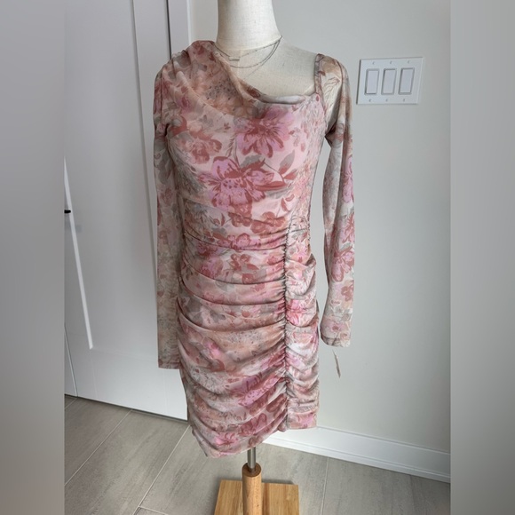 Free People Pink Floral Long Sleeve Dress - Picture 7 of 11